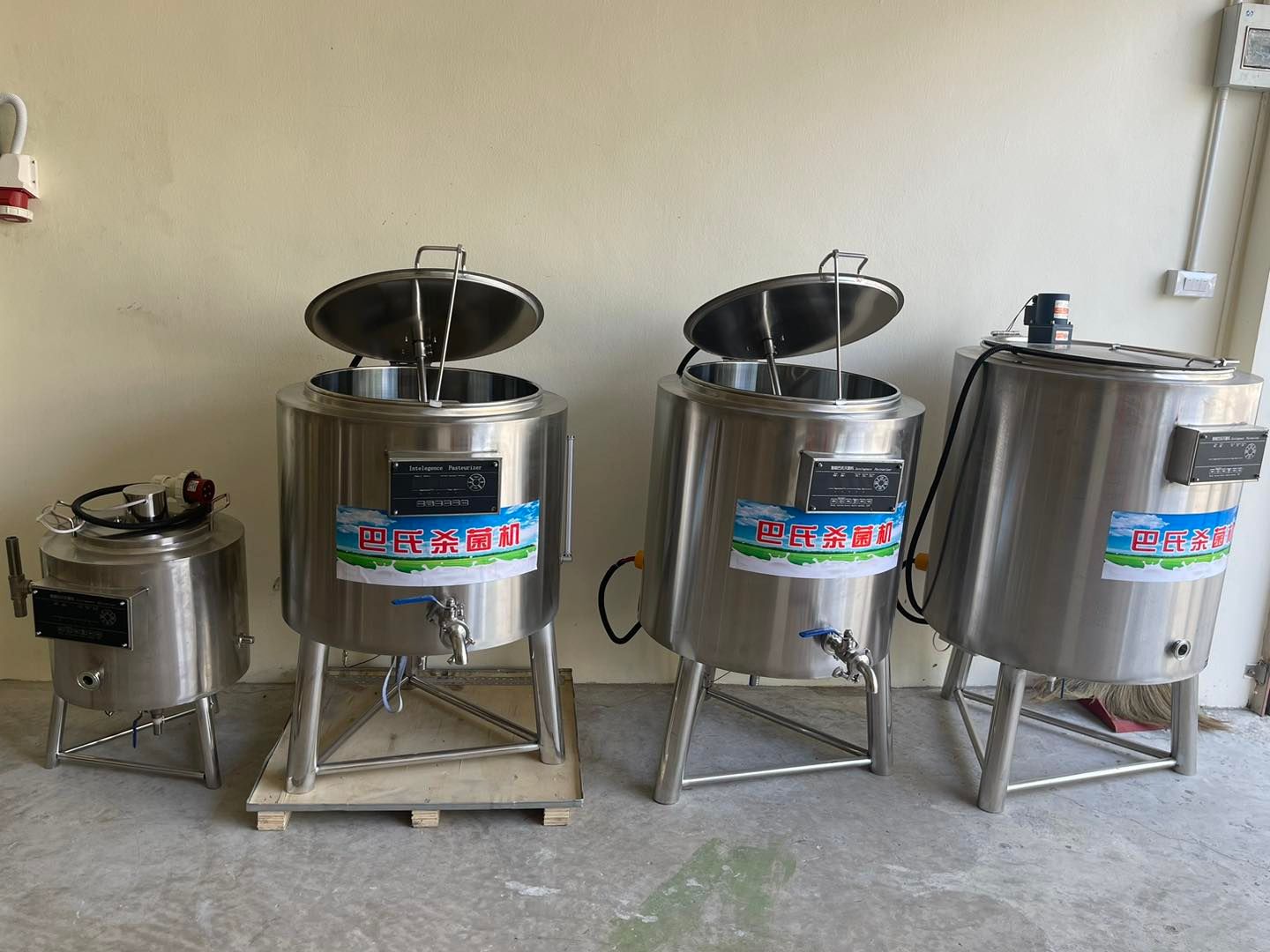 🔥 #เครื่องพาสเจอร์ไรซ์ #Pasteurizer 🥛 ขนาด 10, 50, 75, 100, 150 ลิตร ✨
