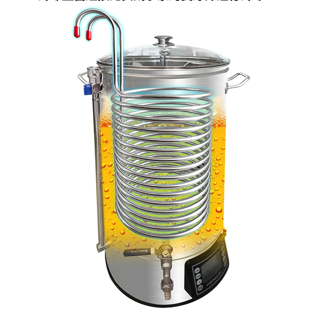 16646 YANTAI-07 หม้อต้มไฟฟ้า สำหรับทำเบียร์ ขนาด 70 L / 25-100℃