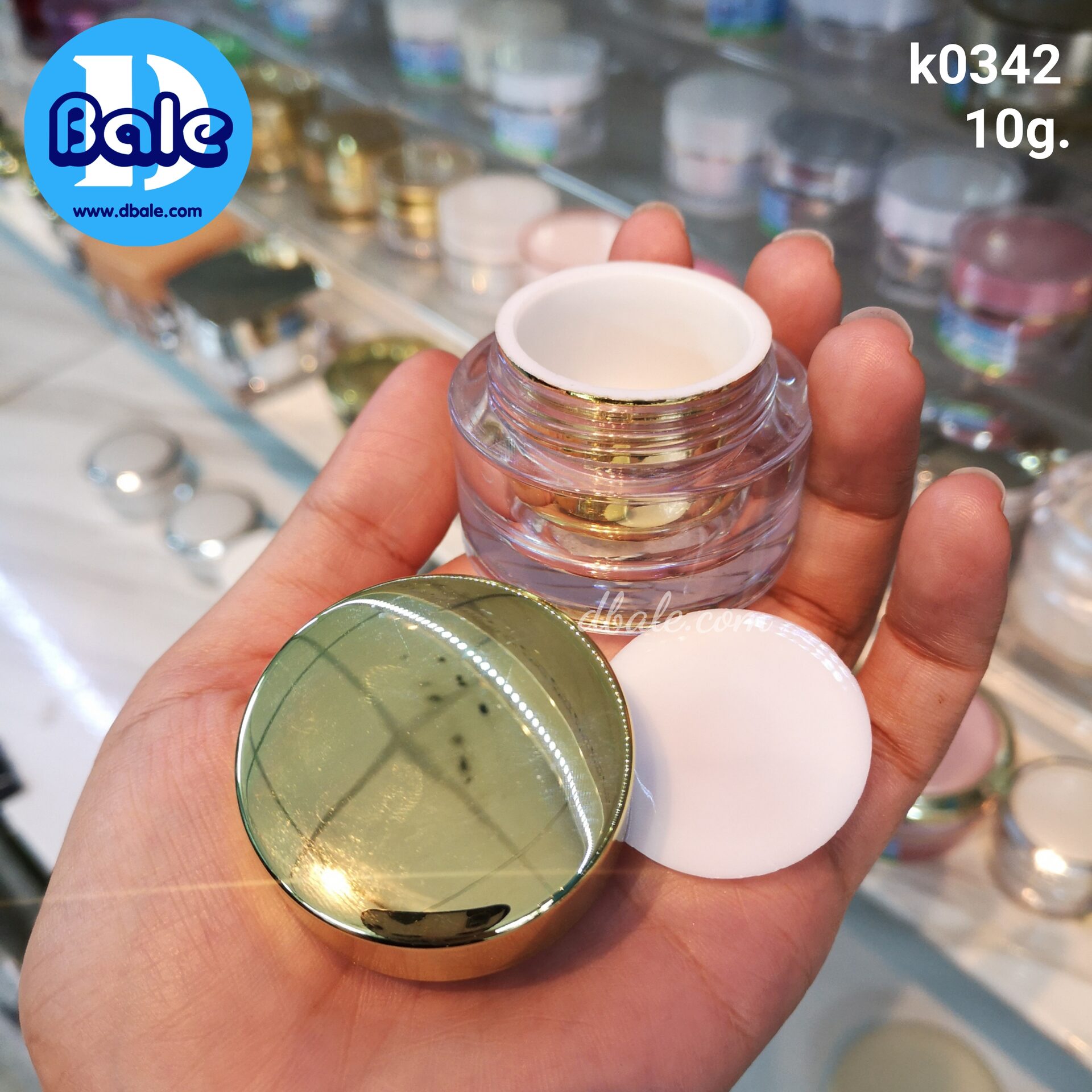 k0342-10ml ทองฝาทองเงา