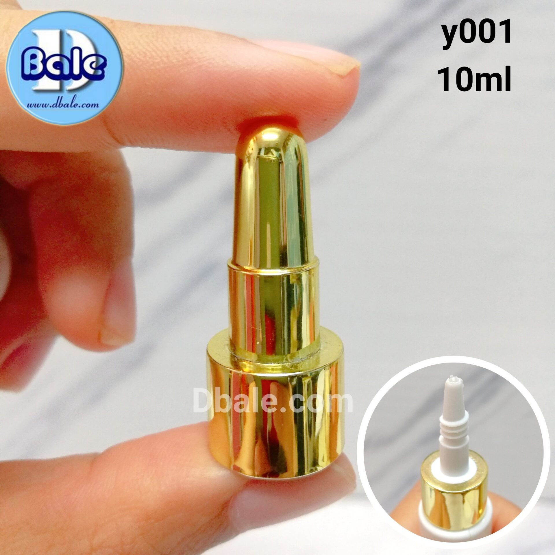 y001-10ml (2) ขวดหยด ขวดครีม ขวดพลาสติก ขวดแต้มสิว 