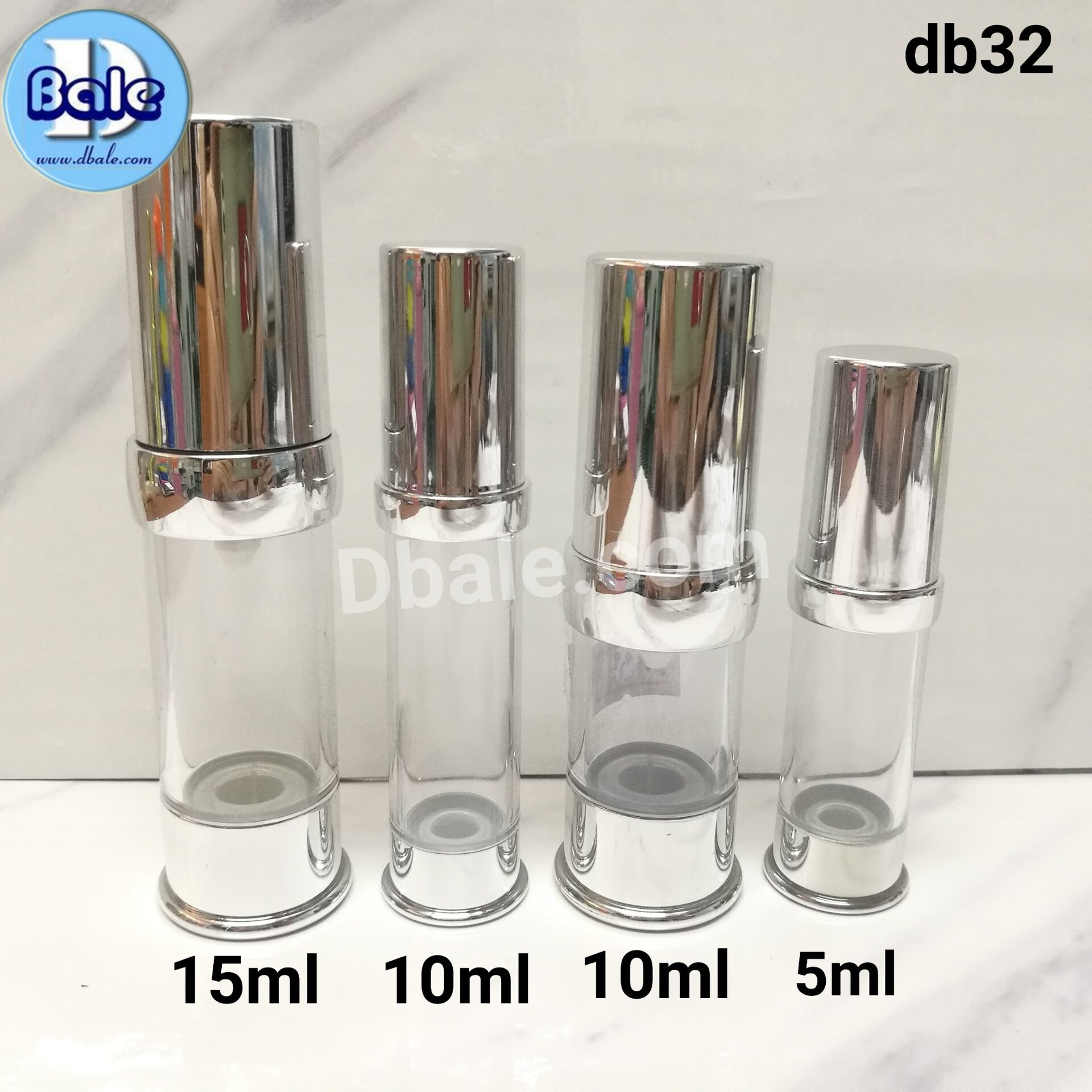 ขวดปั้มสูญญากาศ db32 -5ml 10ml 15ml ขายส่งบรรจุภัณฑ์