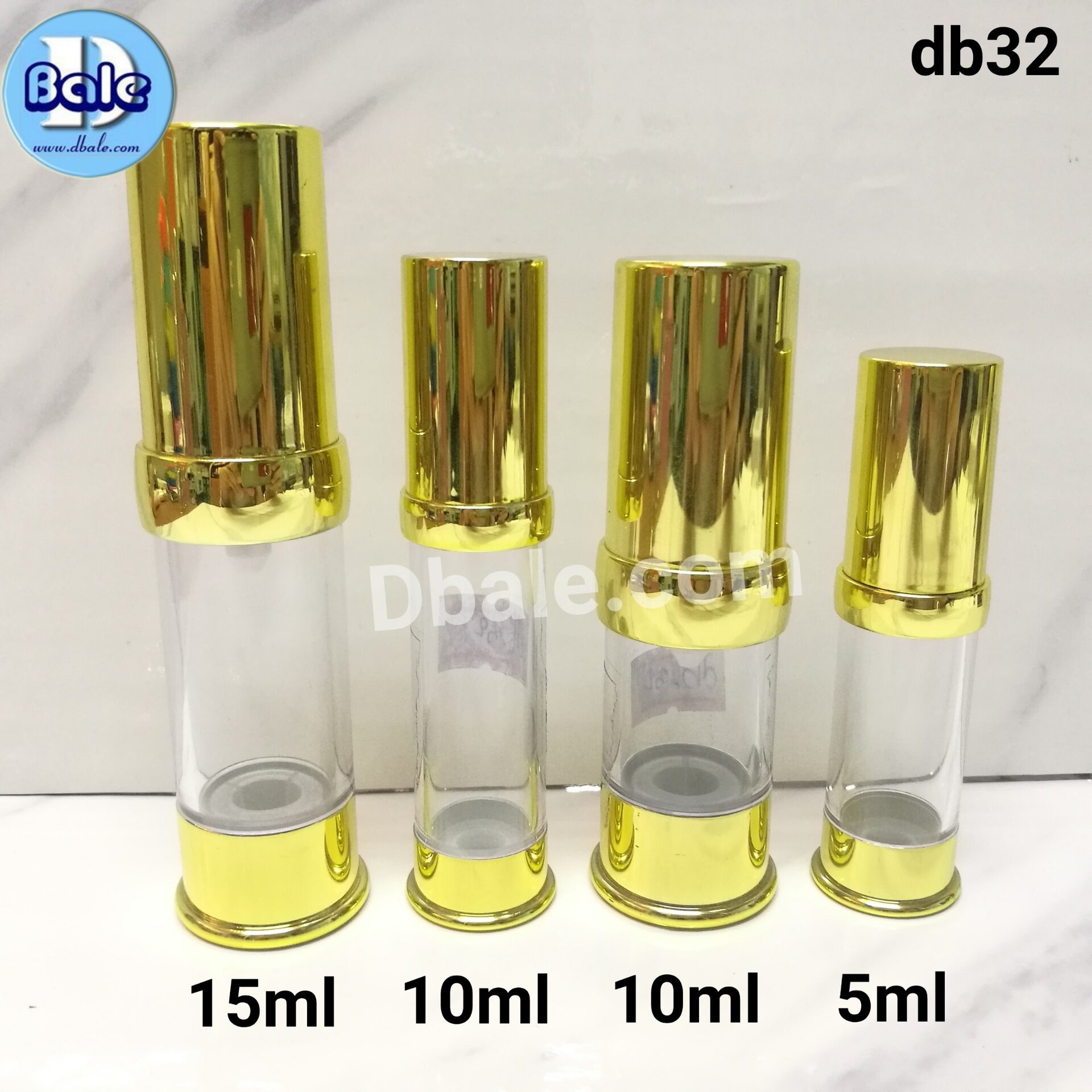 ขวดปั้มสูญญากาศ db32 -5ml 10ml 15ml ขายส่งบรรจุภัณฑ์