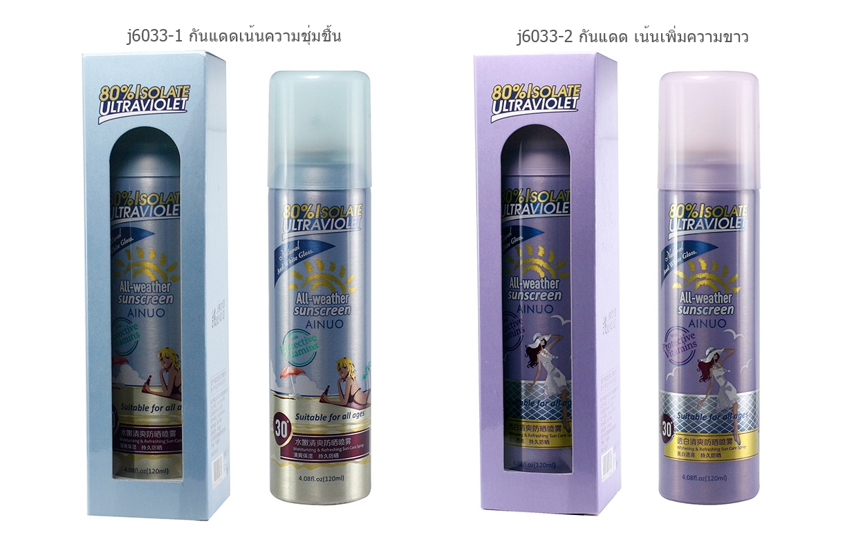 AINUO (no.J6033) สเปรย์กันแดด