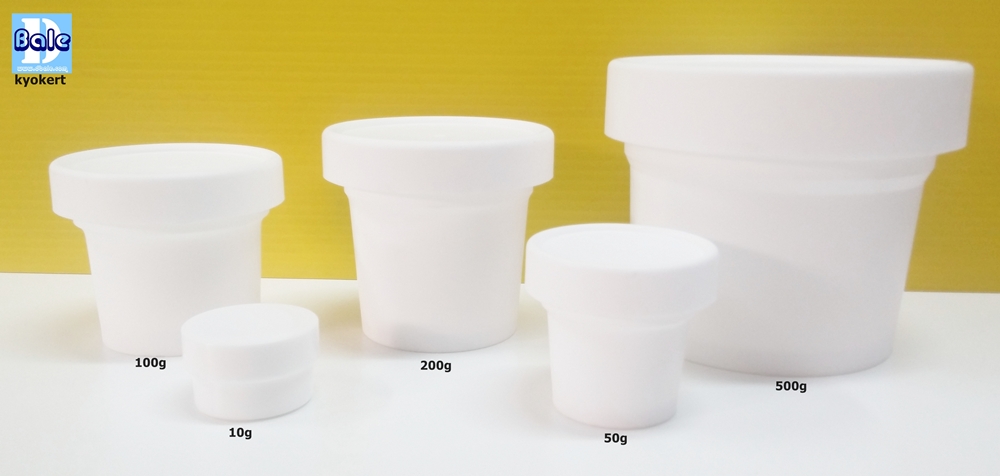 กระปุกพลาสติก ไอติม โยเกริส kYokert white 10-50-100-200-500g.