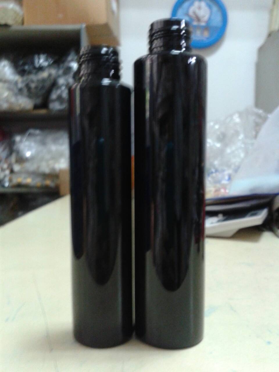 ขวดพลาสติก SA 100ml สีดำ Sa 150ml สีดำ