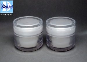 กระปุกพลาสติก kE15-A 15g ขาว