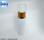 ขวดขาว 50 ml + หัวปั้ม หัวสเปรย์ ฝาเกลียวป๊อกแป๊ก