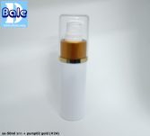 ขวดขาว 50 ml + หัวปั้ม หัวสเปรย์ ฝาเกลียวป๊อกแป๊ก