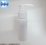 ขวดขาว 50 ml + หัวปั้ม หัวสเปรย์ ฝาเกลียวป๊อกแป๊ก