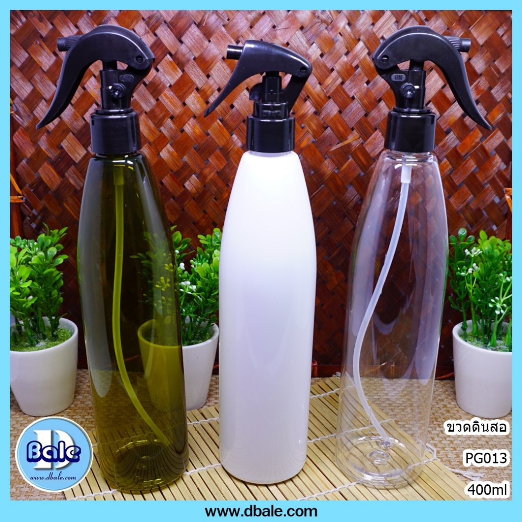 ขวดดินสอ PET 400ml + หัวสเปรย์ฟอกกี้